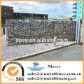 1.5mX1mX1m galvanisierter Galfan 3mm beleuchteter Gabions-Steinkorbzaun für Wohnblockumkreis